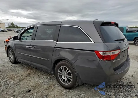 2012 Honda Odyssey Exl from USA, damaged, VIN 5FNRL5H65CB117115